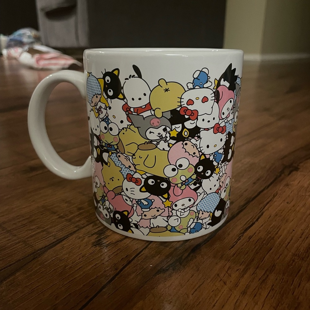 Sanrio all the characters oversized mug 
Keroppi
Hello kitty
Little twin stars